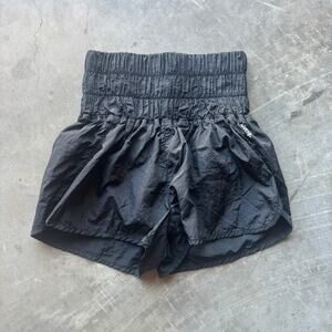 FP Movement The Way Home Shorts Women's XS Black High Waisted Athletic Running